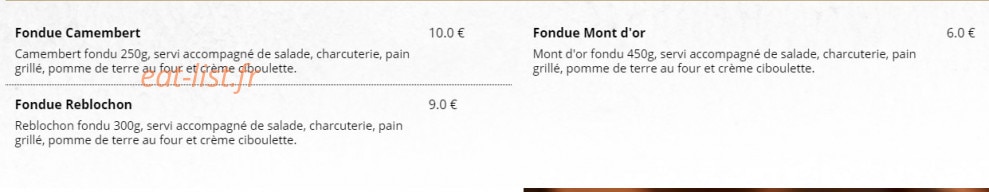 La Rôtisserie — carte page 7