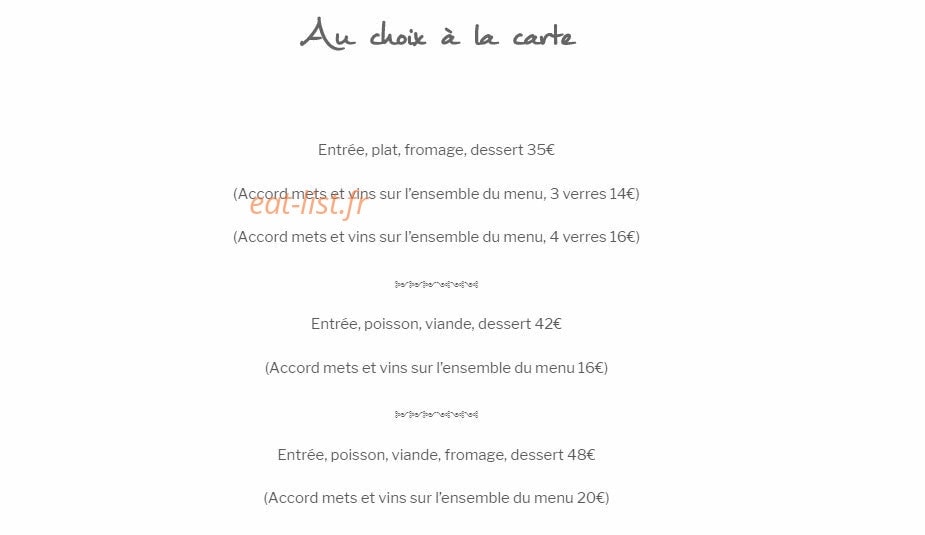 La table d'Alaïs — carte page 6
