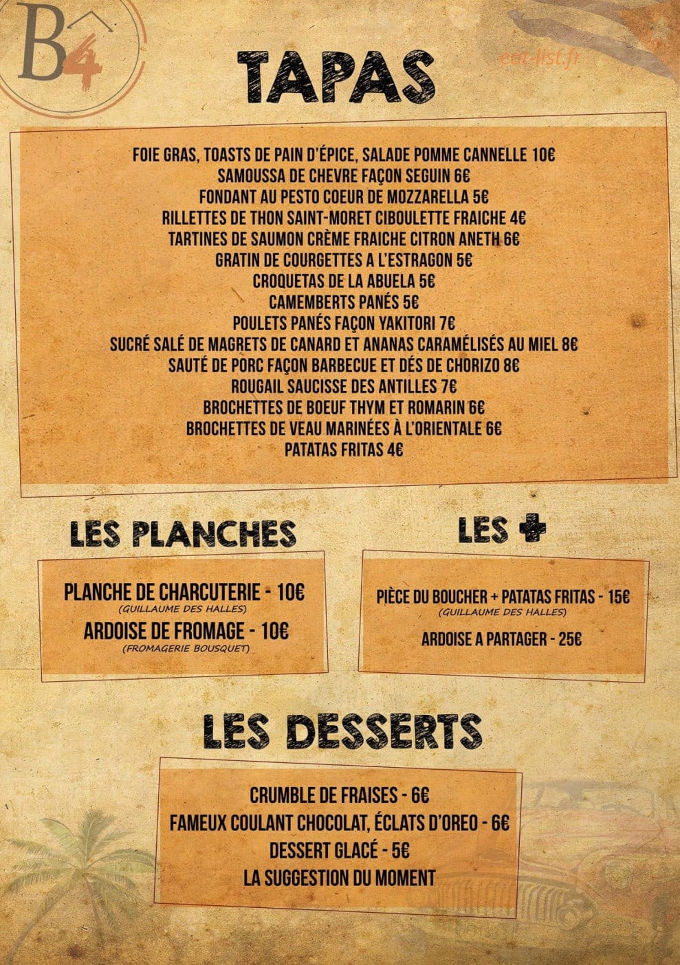 Le B4 — carte page 1