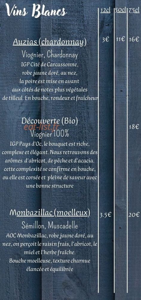 Le Cachotier — carte page 14