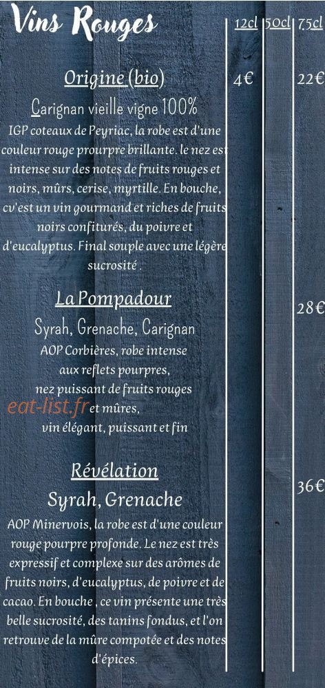 Le Cachotier — carte page 12