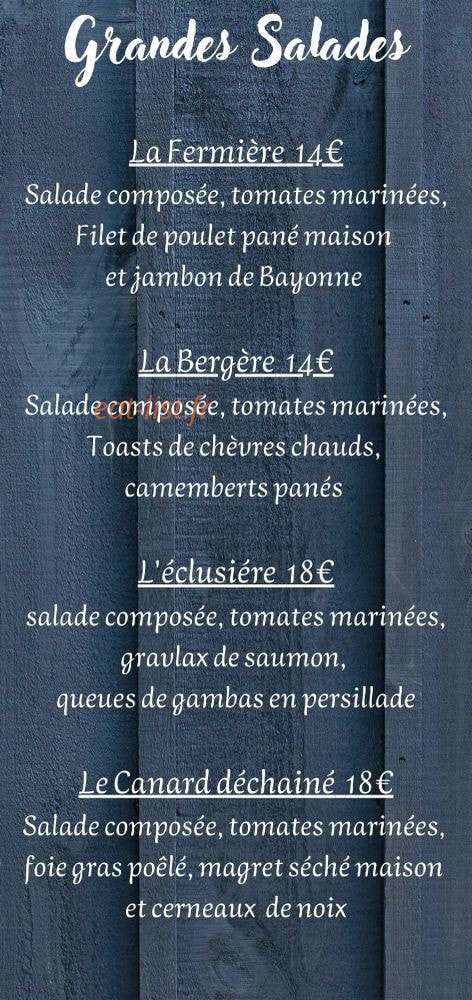 Le Cachotier — carte page 3