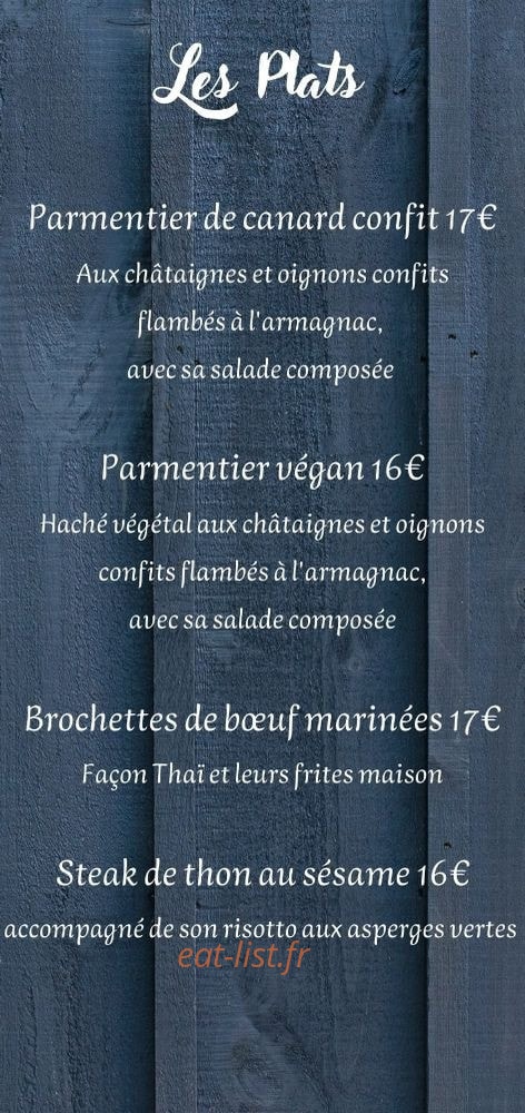 Le Cachotier — carte page 4