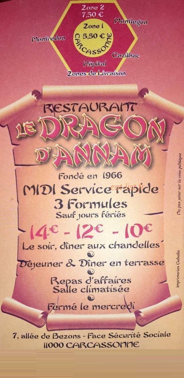Le Dragon d'Annam — carte page 1