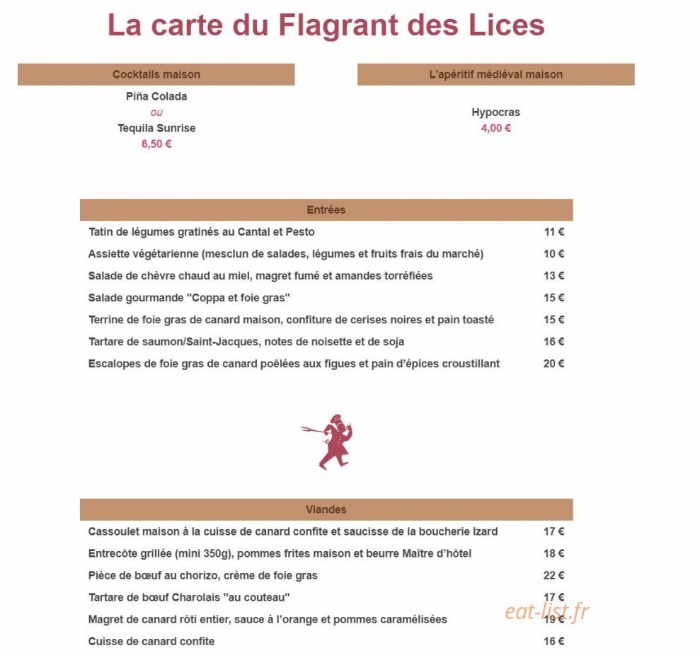 Le Flagrant des Lices — carte page 2