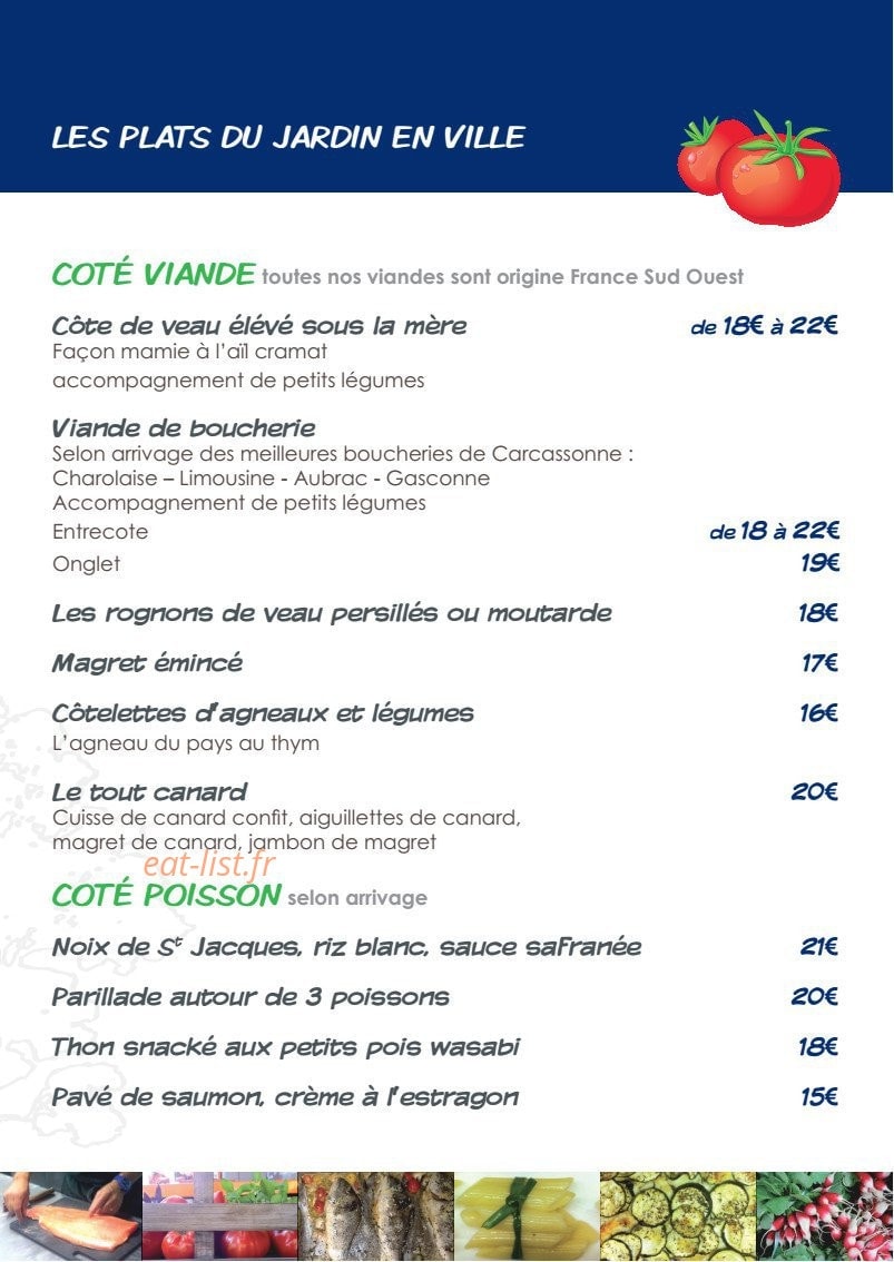 Le Jardin en Ville — carte page 6