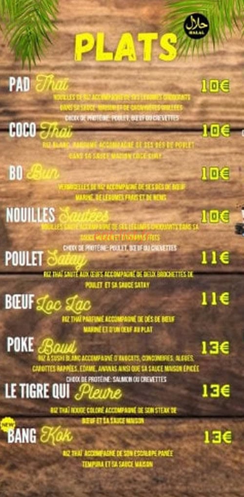 Le May ThaÏ — carte page 2