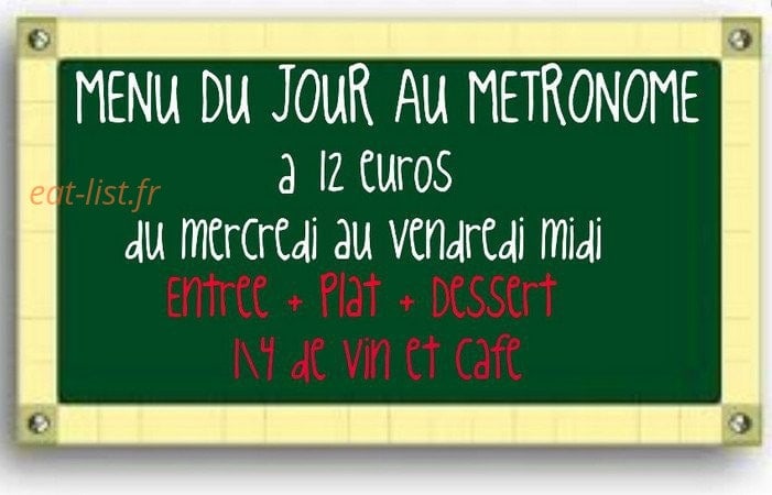 Le Metronome — carte page 1
