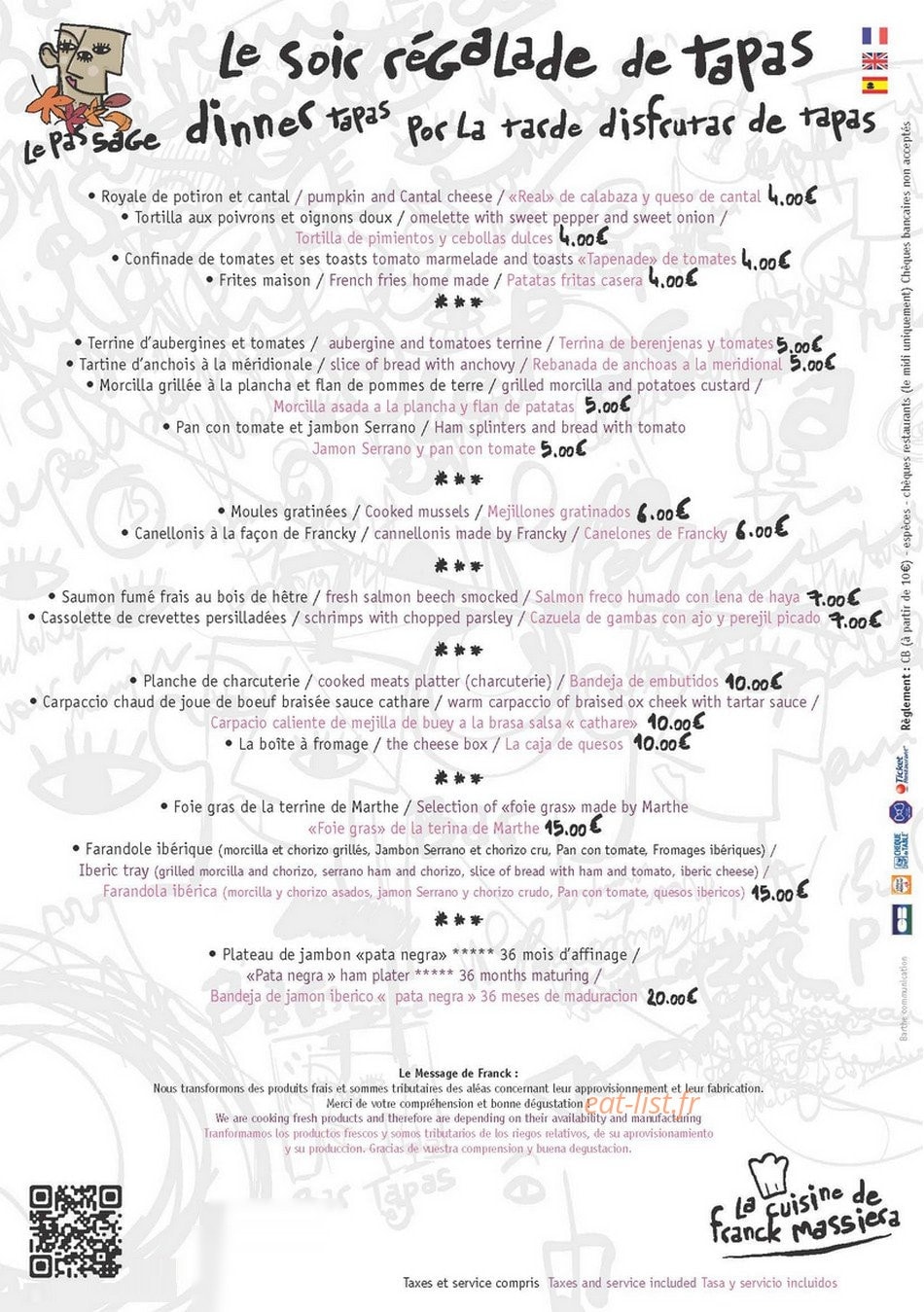 Le Pas Sage — carte page 4