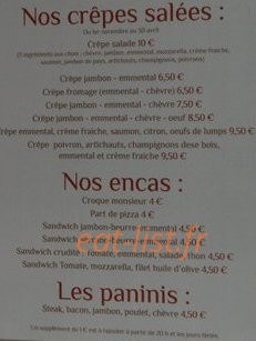 Le Petit Moka — carte page 2