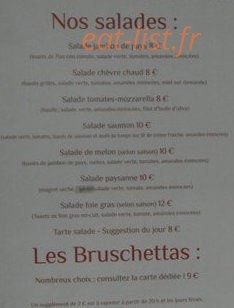 Le Petit Moka — carte page 1