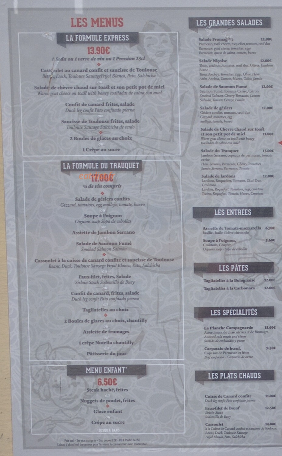 Le Trauquet — carte page 1