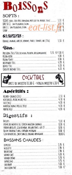 Les Capucins — carte page 3