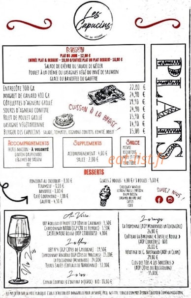 Les Capucins — carte page 1