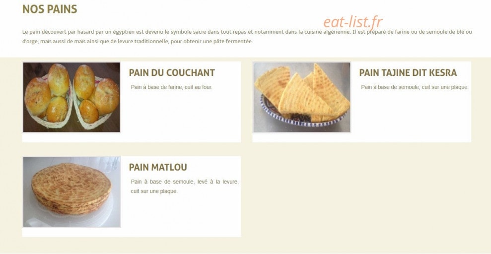 Les Saveurs du Couchant — carte page 3