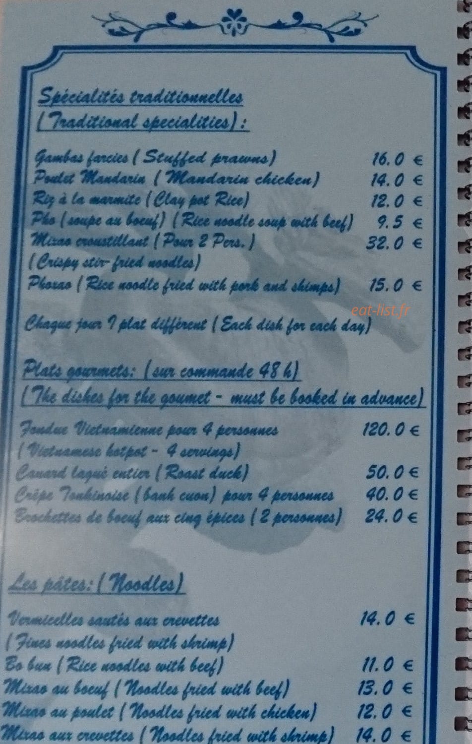 Linh Chi — carte page 3