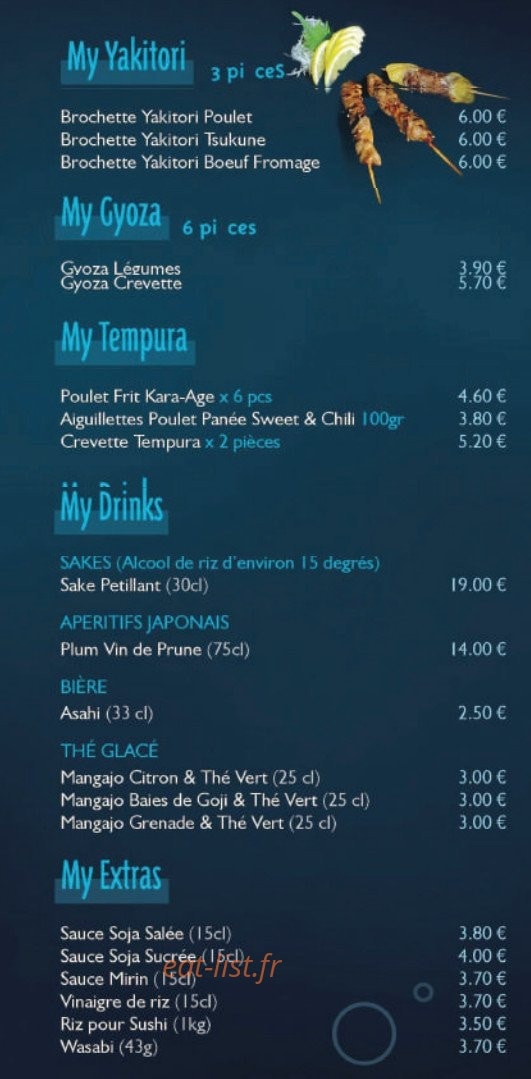 My Sushi — carte page 5