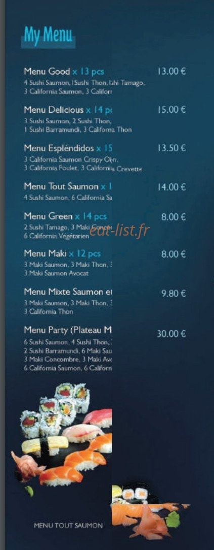 My Sushi — carte page 2