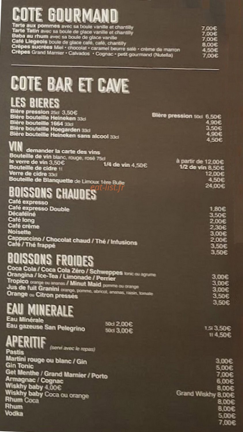 O deliz cafe — carte page 2