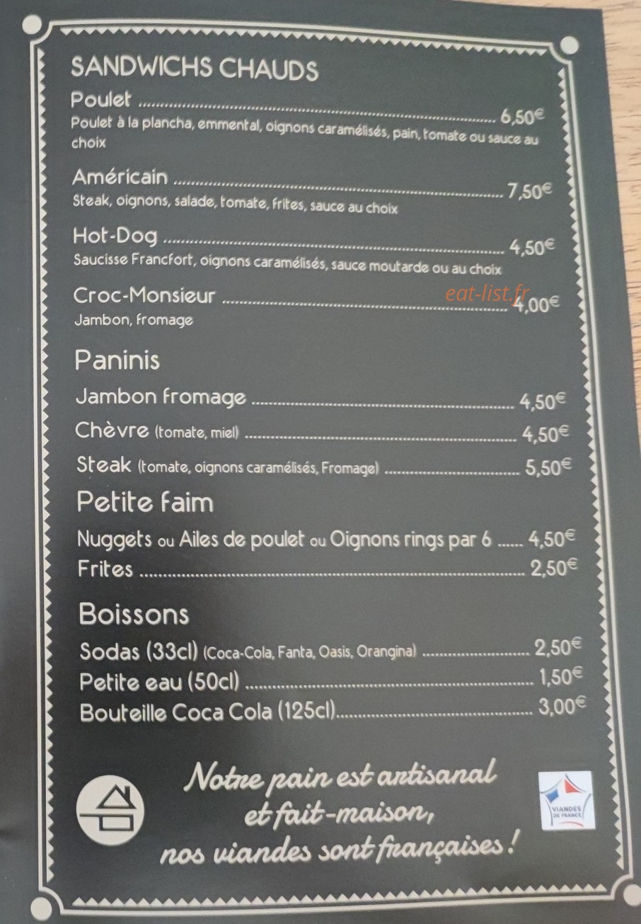 MC Burger — carte page 3
