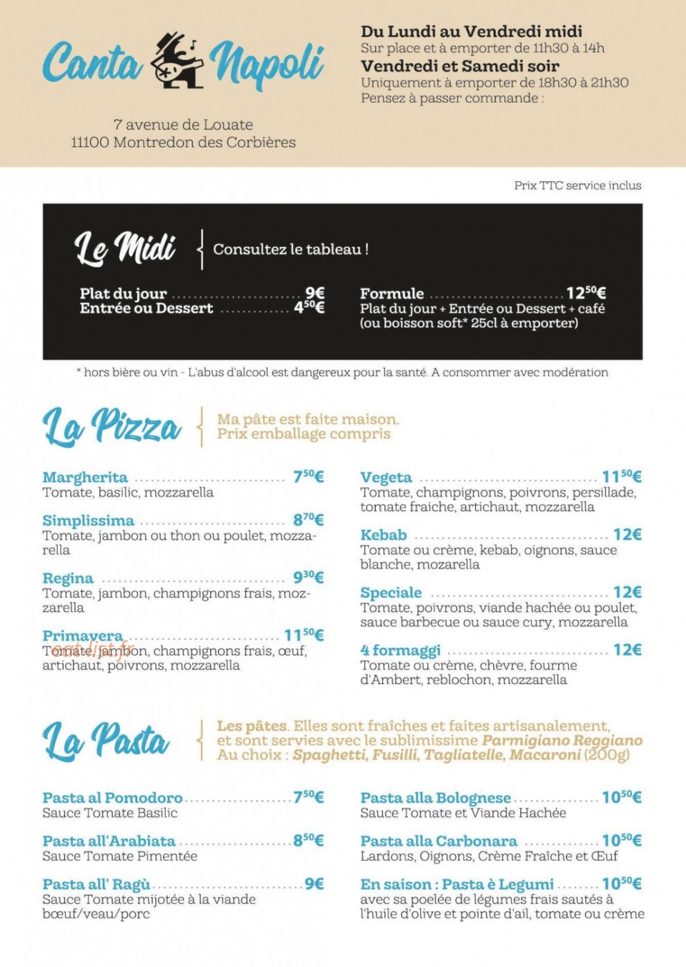 Canta Napoli — carte page 1