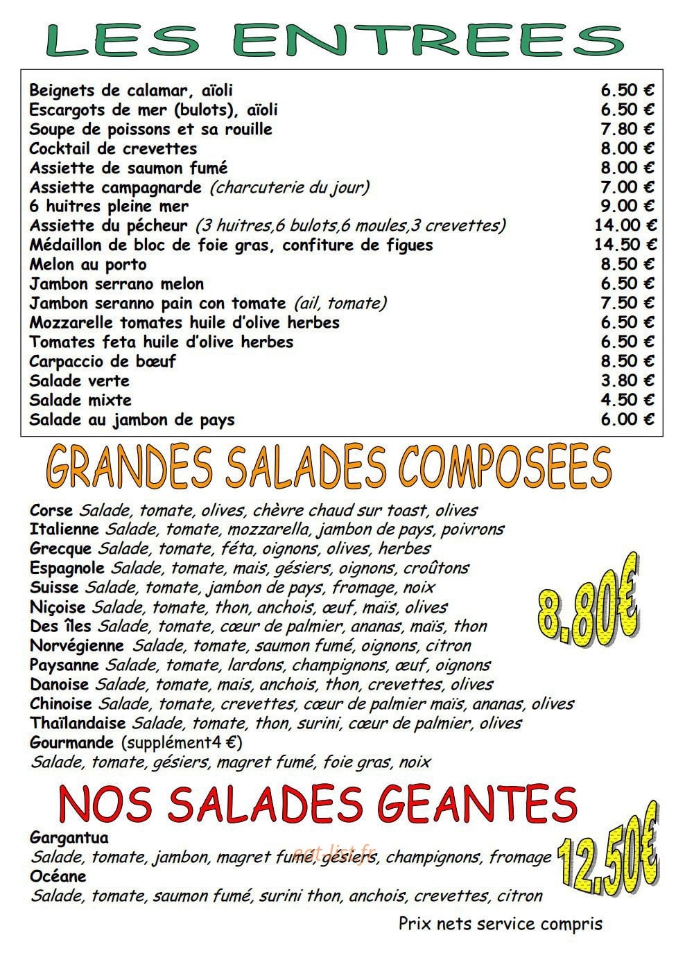 Bacchus des Karantes — carte page 1
