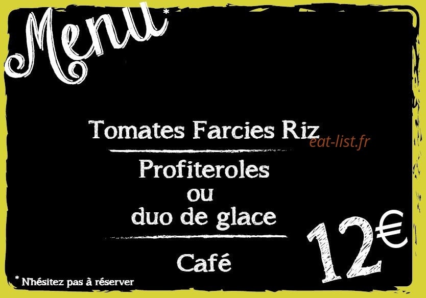 Chez Lucie — carte page 1
