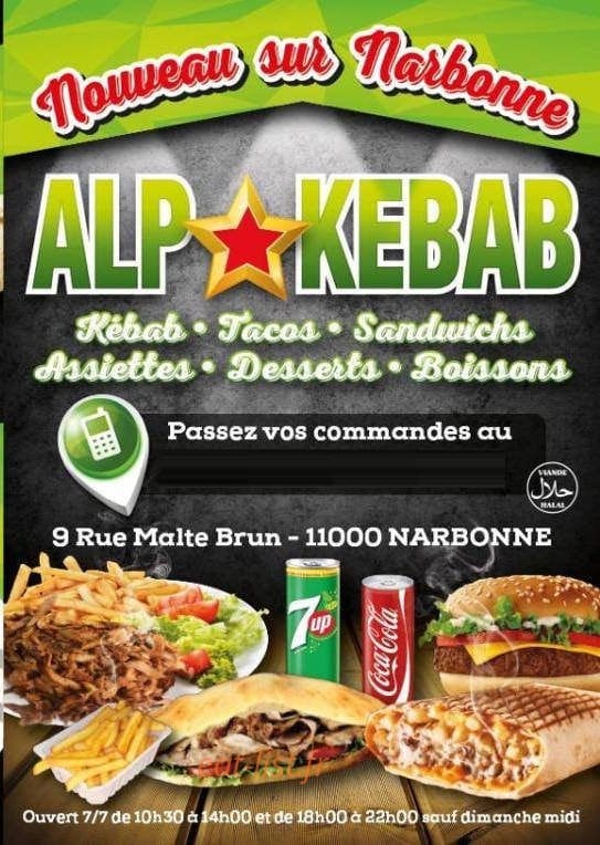 Alpkebab — carte page 1
