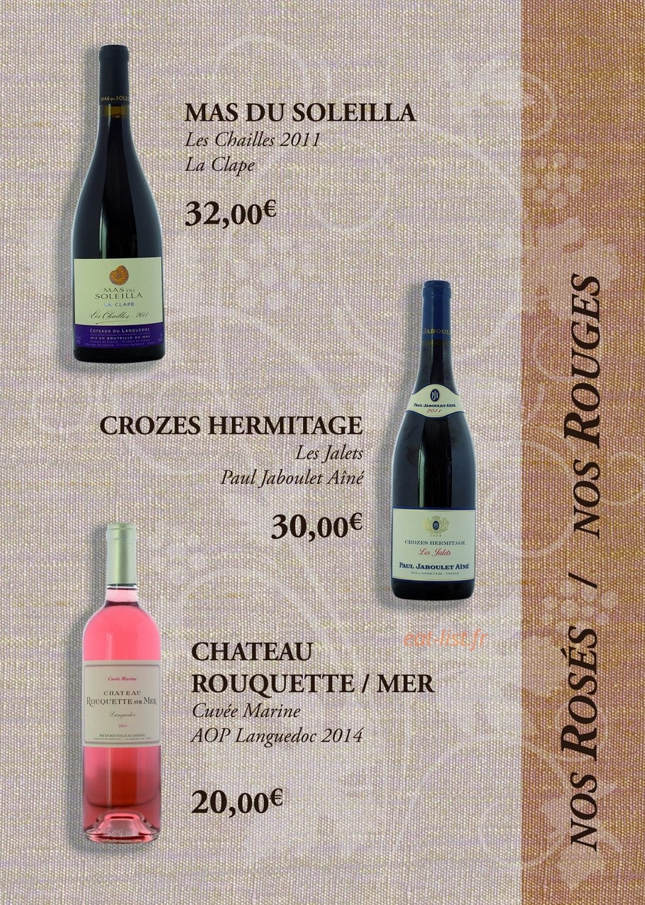 Auberge Des Jacobins — carte page 6