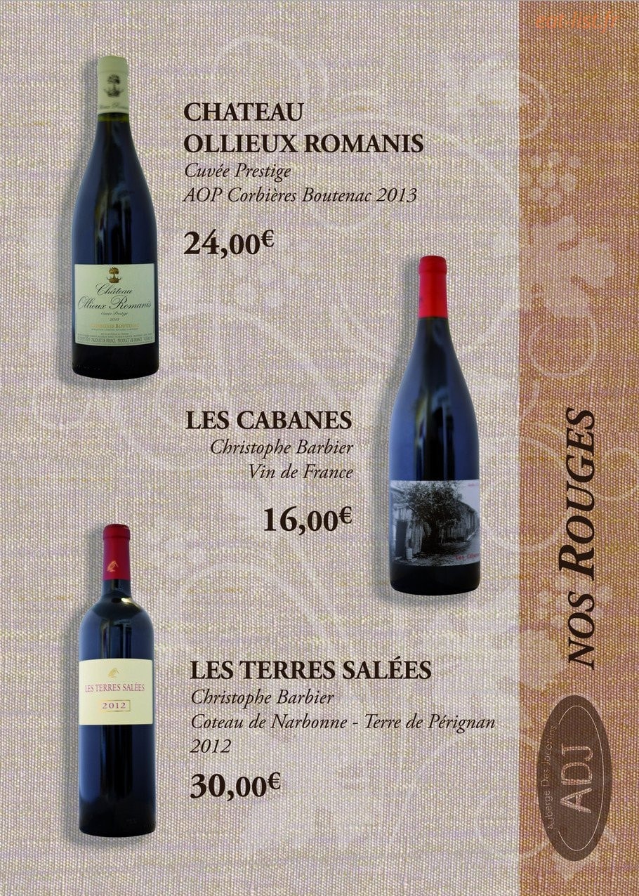 Auberge Des Jacobins — carte page 5