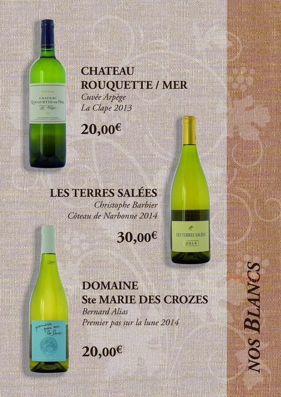 Auberge Des Jacobins — carte page 3