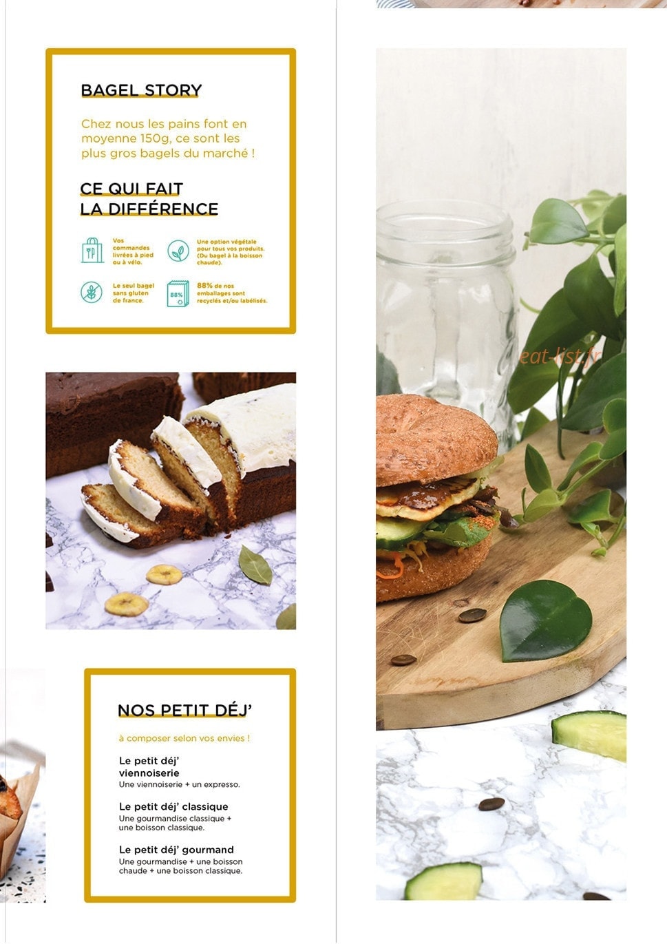 Bagel corner — carte page 2