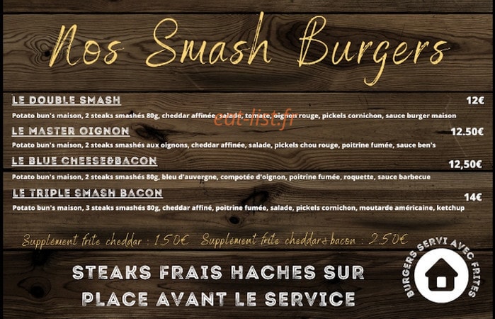 Ben's burger — carte page 2