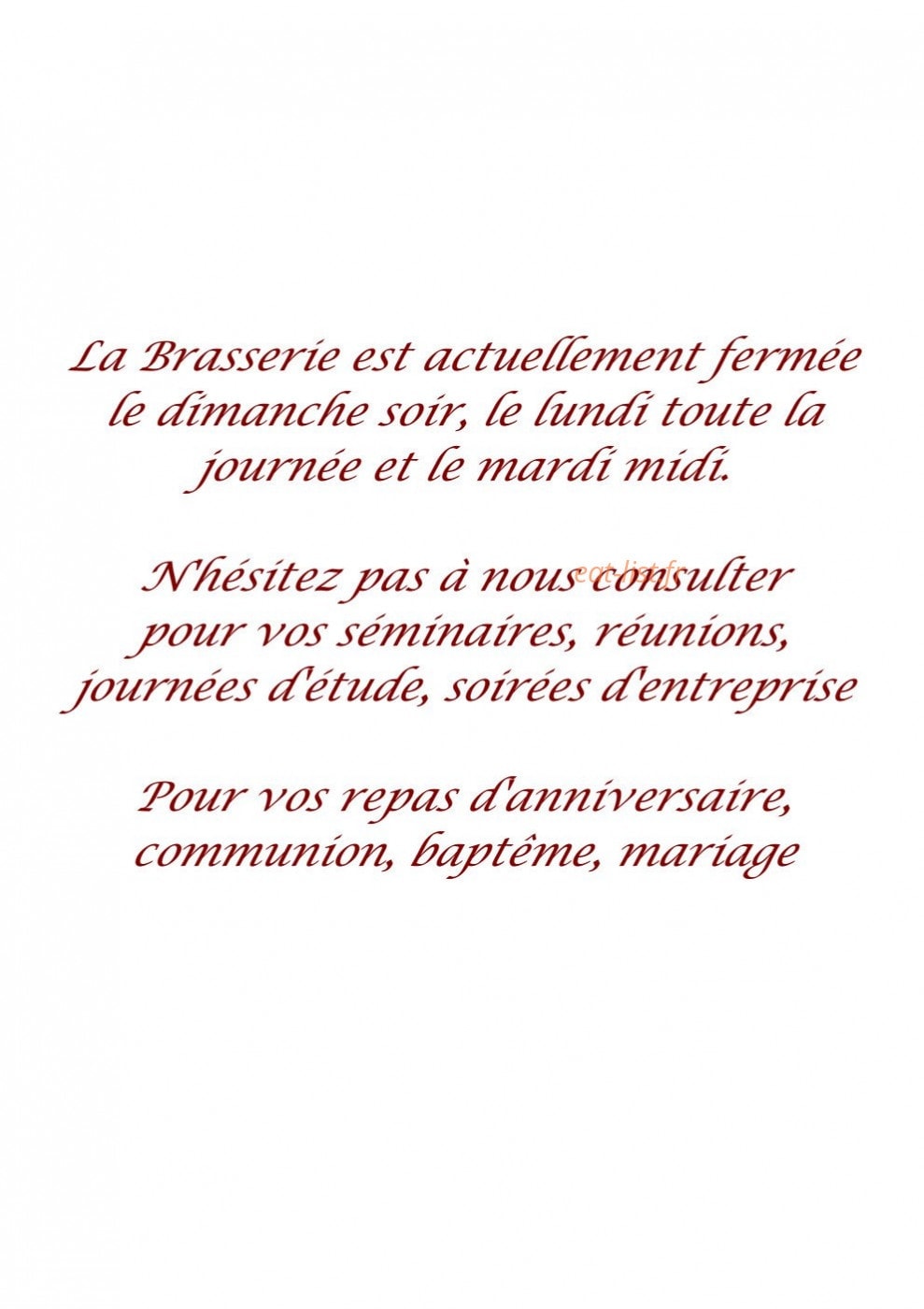 Brasserie du Moulin — carte page 10