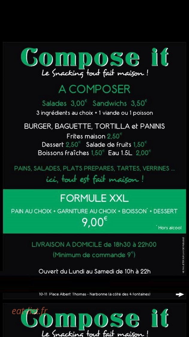 Compose it — carte page 6
