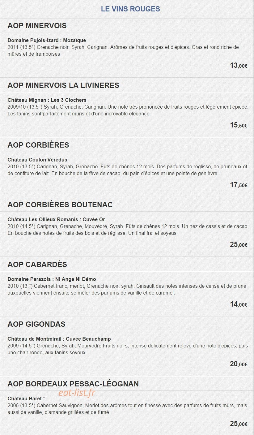 De La Clape — carte page 8