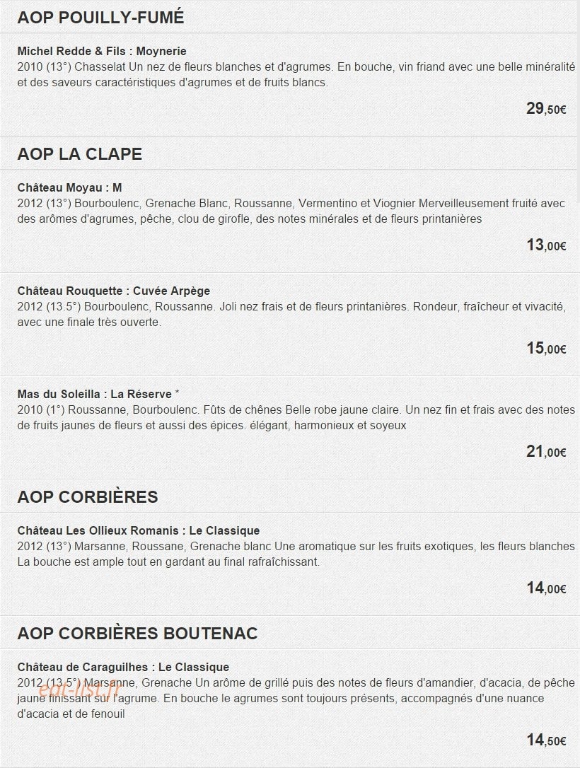 De La Clape — carte page 7