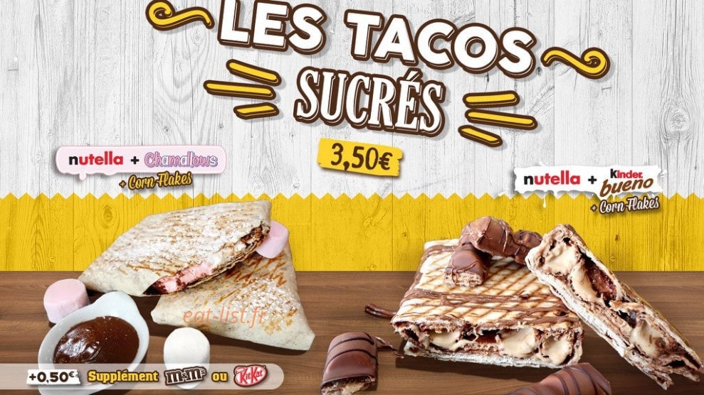 Enjoy Tacos — carte page 3