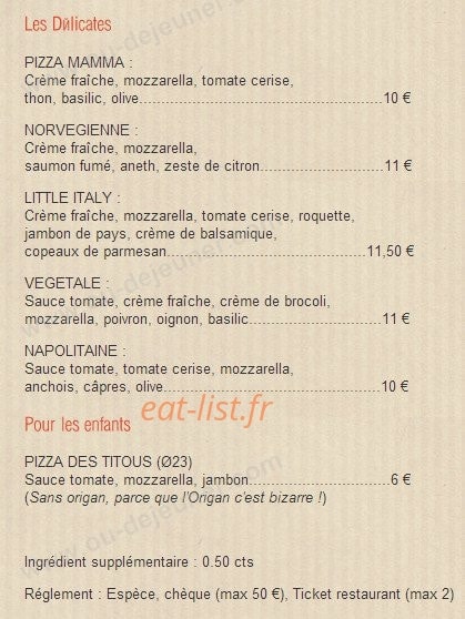 Goupizza — carte page 2