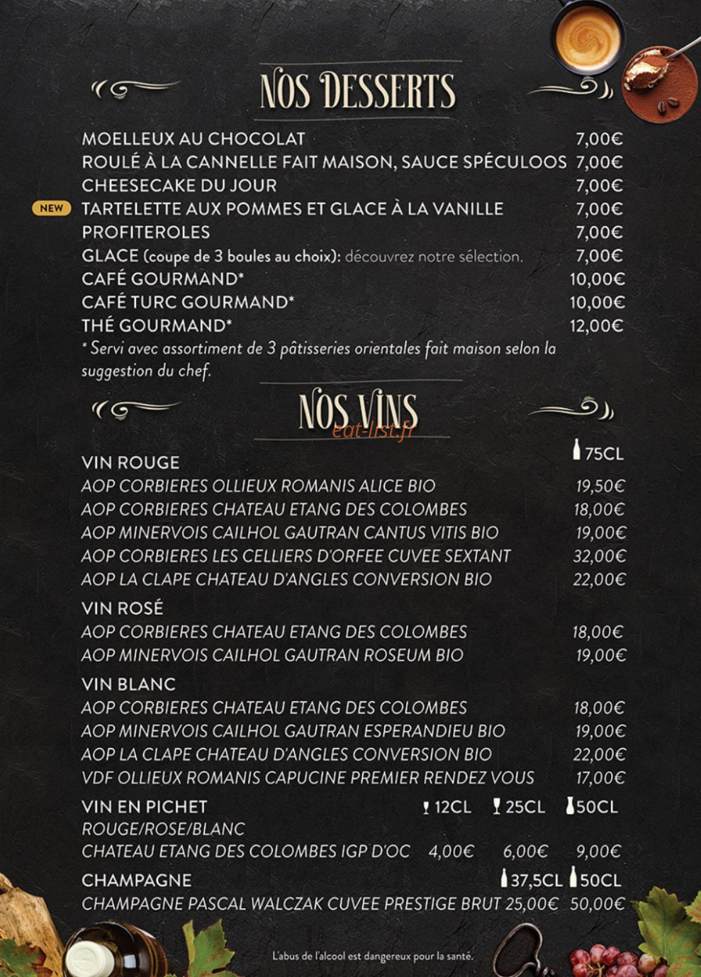 Grill Lounge — carte page 7