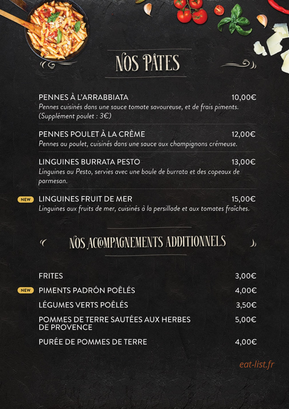 Grill Lounge — carte page 6