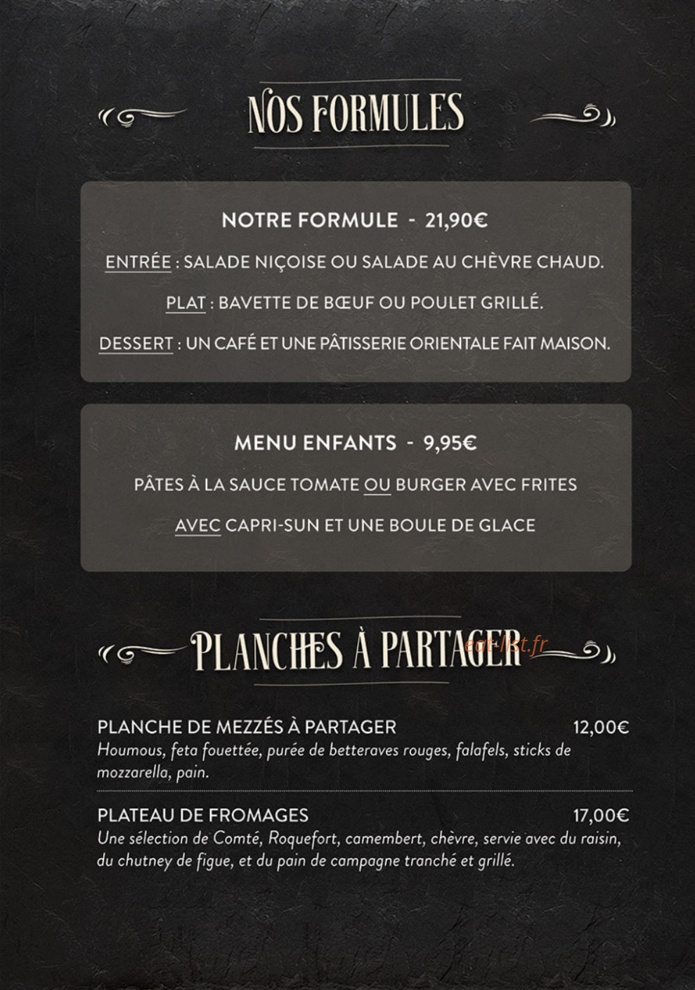 Grill Lounge — carte page 2