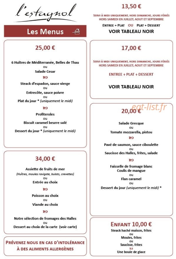 L'estagnol — carte page 1