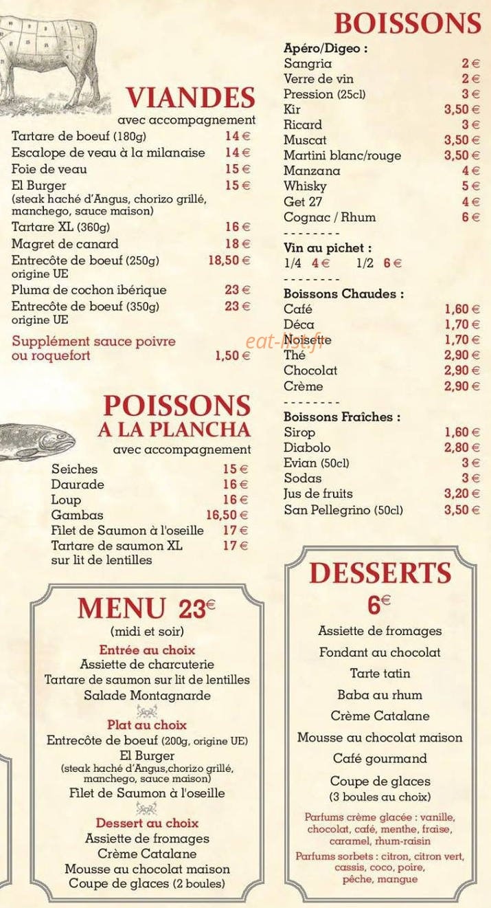 L'Hacienda Bodega — carte page 3