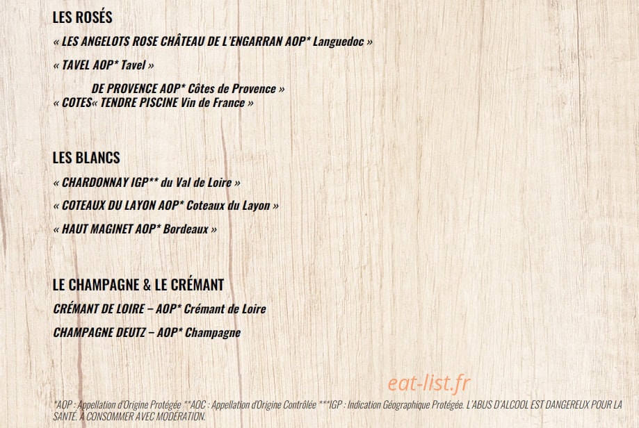 La Boucherie — carte page 9