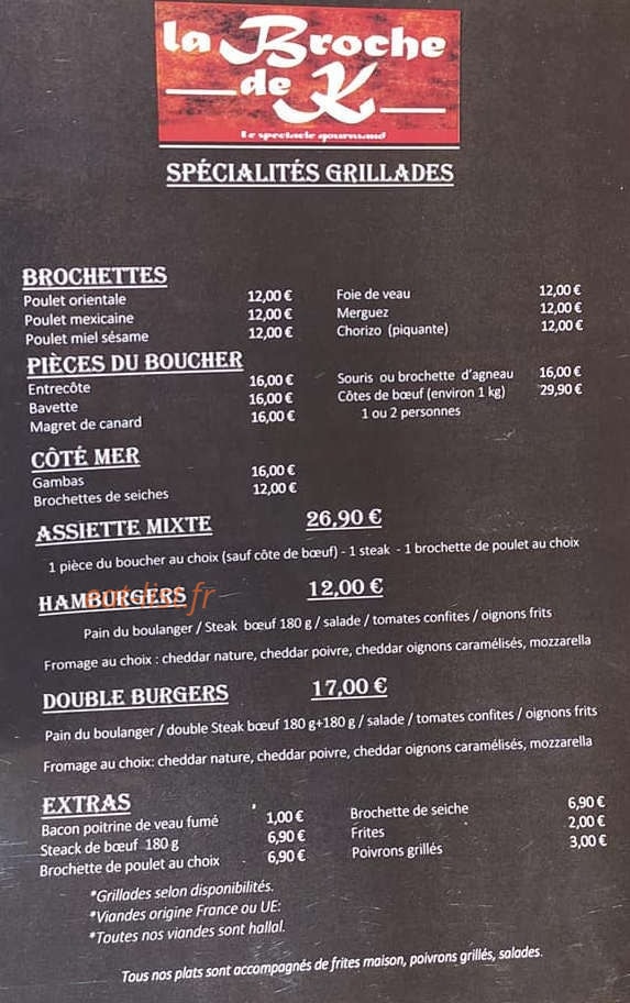 La broche de k — carte page 1