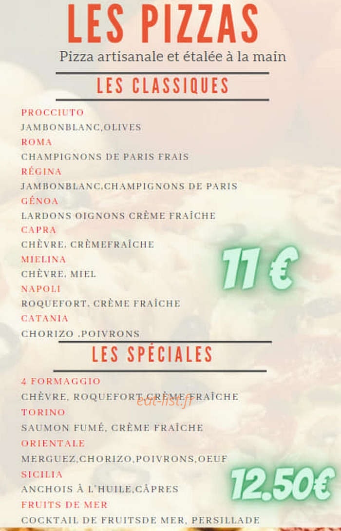 La Tapenade — carte page 2