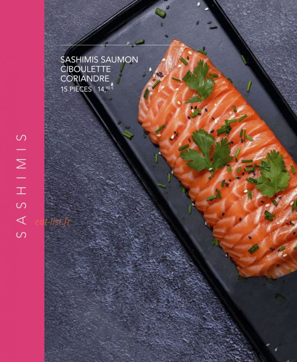Lady Sushi — carte page 23