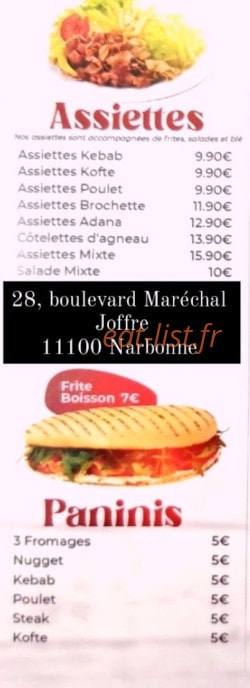 Le Bosphore — carte page 1