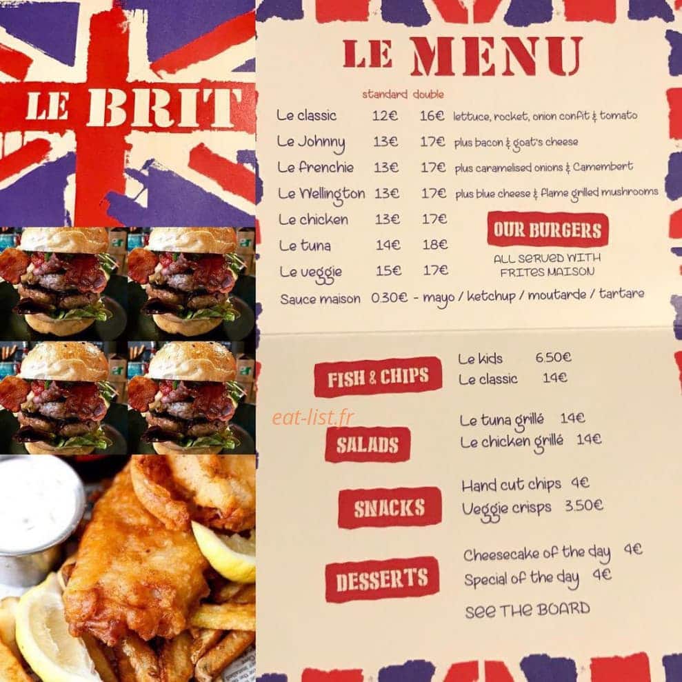 Le Brit — carte page 1